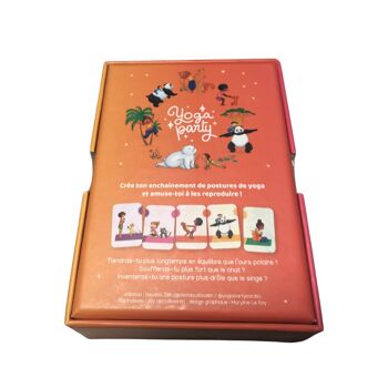 YOGA PARTY un jeu de 80 cartes illustrées pour faire du yoga en famille 3