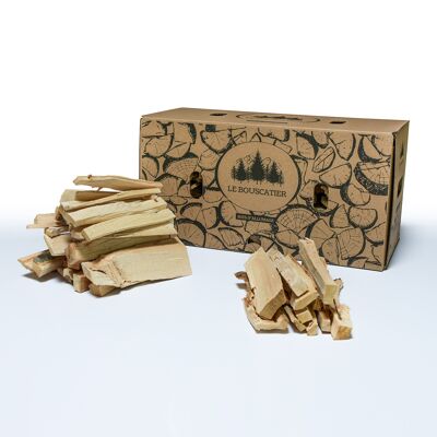 6 Kgs of kindling wood for fireplaces, stoves, stoves and barbecues, French manufacturing. Hardwood species