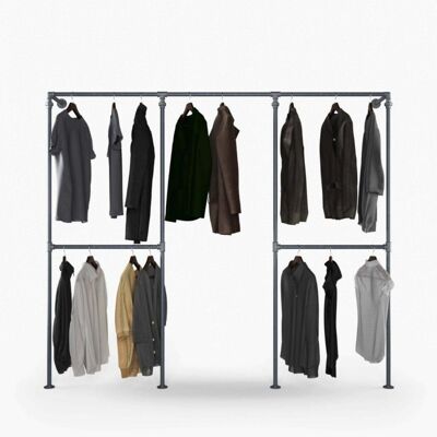 Simon - wall mounted clothes rail