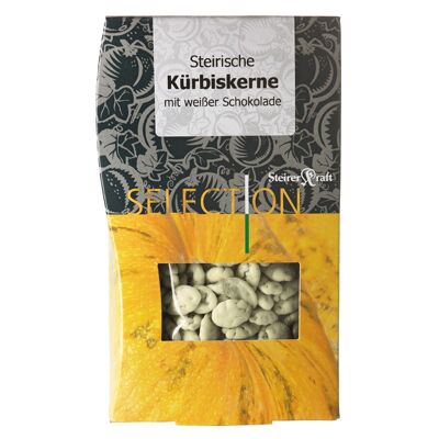 Steirische Kürbiskerne weiße Schokolade, Selection
