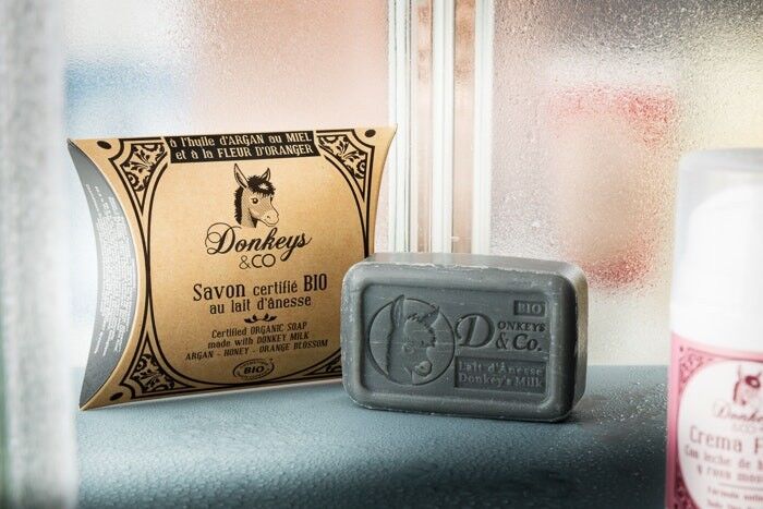 Bio-Seife aus Eselsmilch, Arganöl und Honig, 100 g