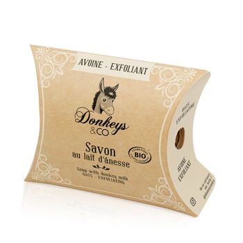 Savon Bio lait d'ânesse Avoine - Exfoliant 100 g 2
