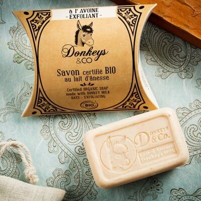 Organic Donkey Milk Oat Soap - Exfoliating 100 g