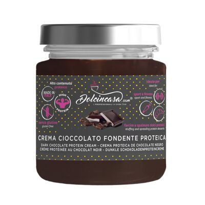 Crème Protéinée au Chocolat Noir – 200g TENEUR ÉLEVÉE EN PROTÉINES