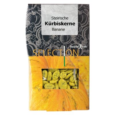 Steirische Kürbiskerne weiße Schokolade mit Banane, Selection