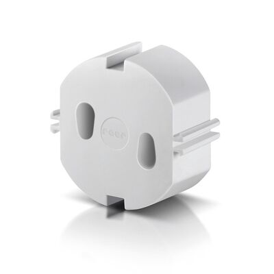 Socket covers, 5 pieces, white