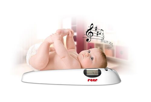 Baby scale with music