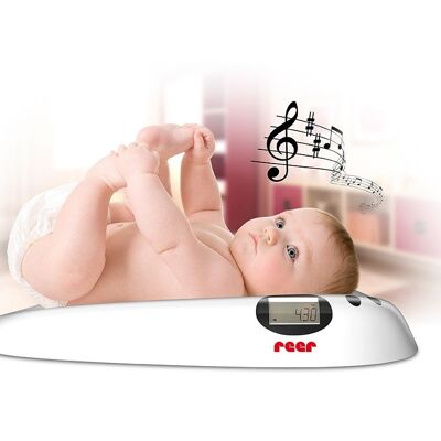 Baby scale with music