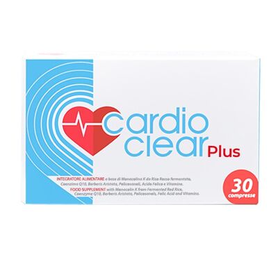 CardioClear Plus 30 tablets: Anticholesterolemia