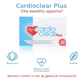 CardioClear Plus 30 comprimés : Anticholestérolémie 2