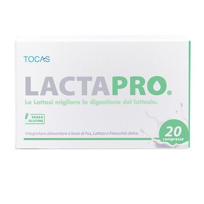 LactaPro 20CPR: intolerancia a la lactosa
