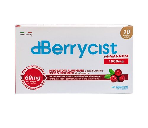 DBerryCyst 10 bustine: cura e previene la cistite