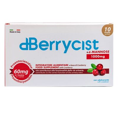 DBerryCyst 10 sachets: cures and prevents cystitis