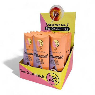 Thé au caramel croustillant sur un bâton ! / 20x Bâton