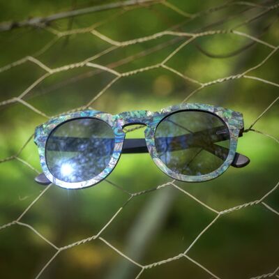 Rivington Seashell Sunglasses/Smoked Grey Lens