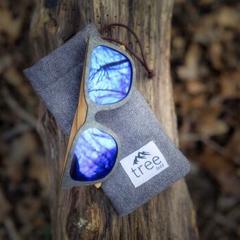 Pochette pour lunettes de soleil par Treeless Products - Laine 7