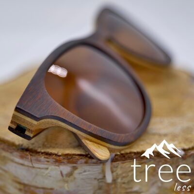 Boatmans Sunglasses - Bamboo - Amber Lens