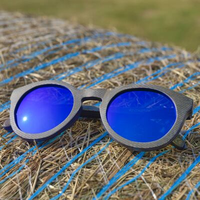 Rivington Recycled Denim - Gafas de sol - Lente azul polarizada