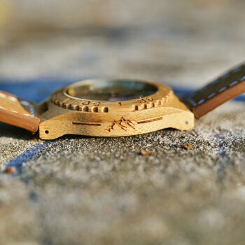 La montre Bamboo Rambler de Treeless Products - Bracelet Cuir 8