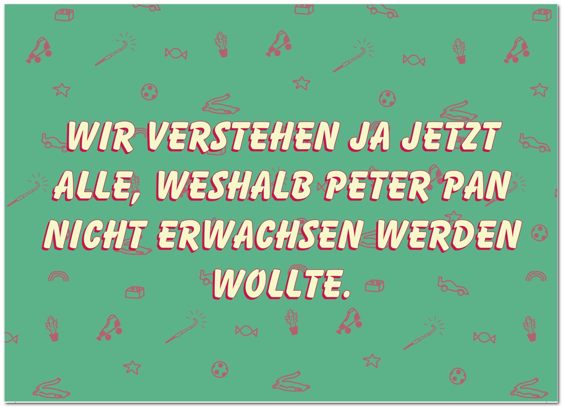Postkarte "Peter Pan"