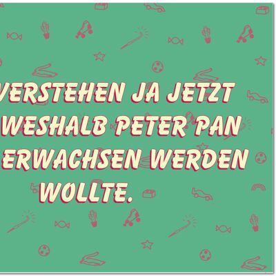 Postkarte "Peter Pan"