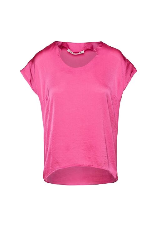 Fuchsia Cap Sleeve Top