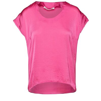 Fuchsia Cap Sleeve Top