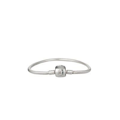 Bracelet Argent Massif Les Charms Paris Fermoir Pandora 18 cm