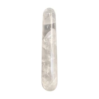 Baguette de massage, 10-12 cm, quartz transparent 2