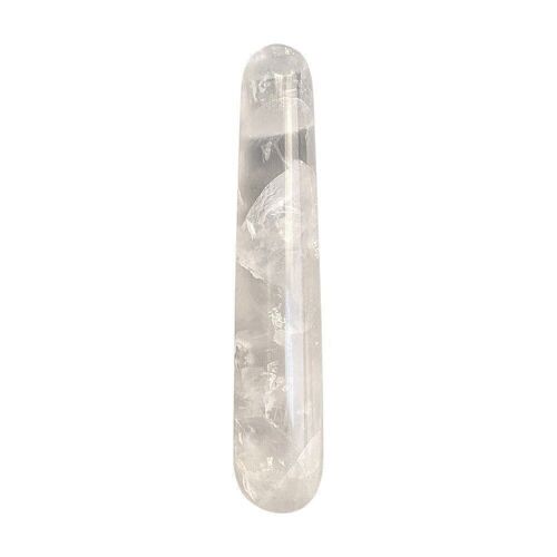 Massage Wand, 10-12cm, Clear Quartz