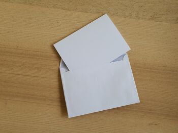 Cartes pliées A6 avec enveloppes 2
