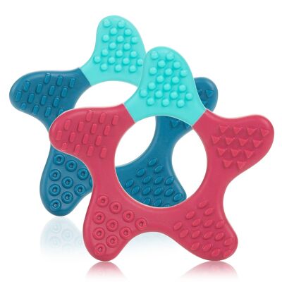 Massage teething ring Star