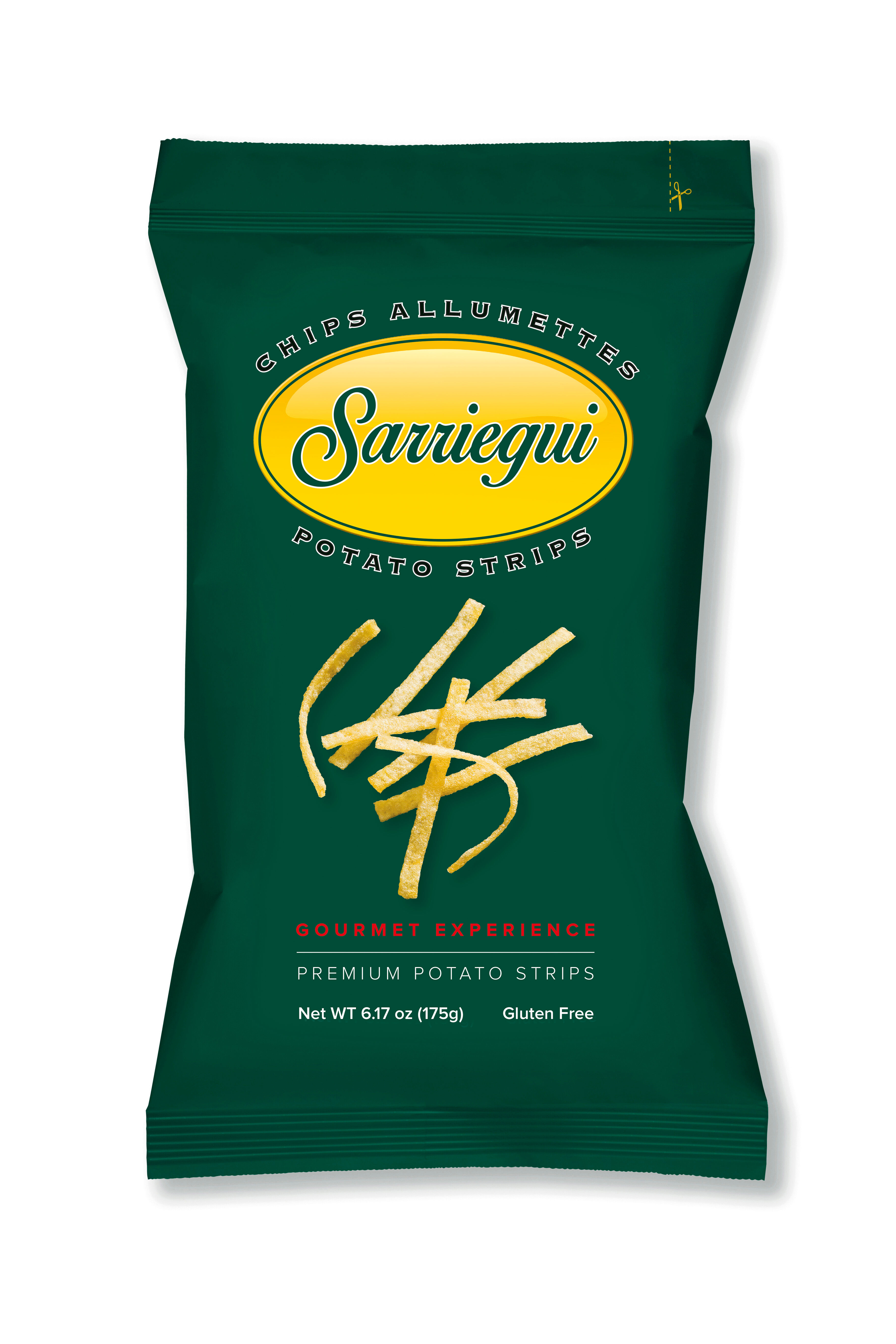 CINTAS DE PATATA 300 g CON ACEITE DE OLIVA VIRGEN