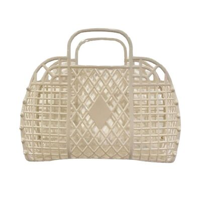 Mini plastic basket - Cream (310030)