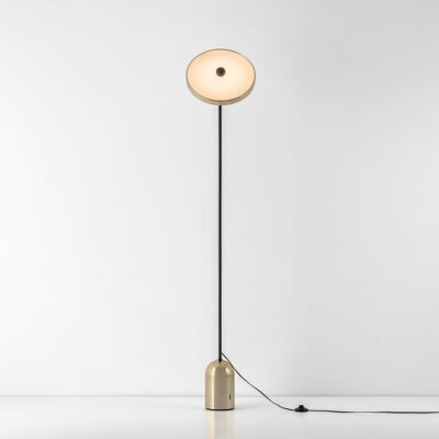 Brass Uplighter Floor Lamp