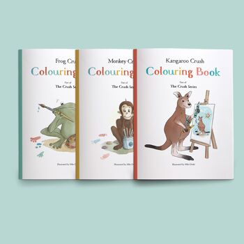 Les livres de coloriage de la série Crush - Collection de livres primés 1