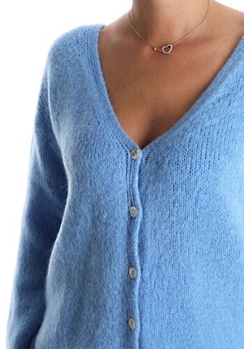 Pull en mohair, per donna, Made in Italy, art. S5072.478 5
