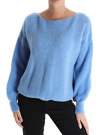 Pull en mohair, per donna, Made in Italy, art. S5102.478 20