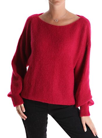 Pull en mohair, per donna, Made in Italy, art. S5102.478 21