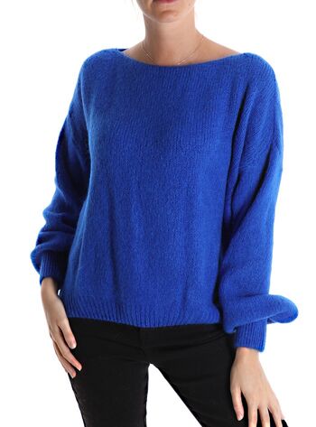 Pull en mohair, per donna, Made in Italy, art. S5102.478 22