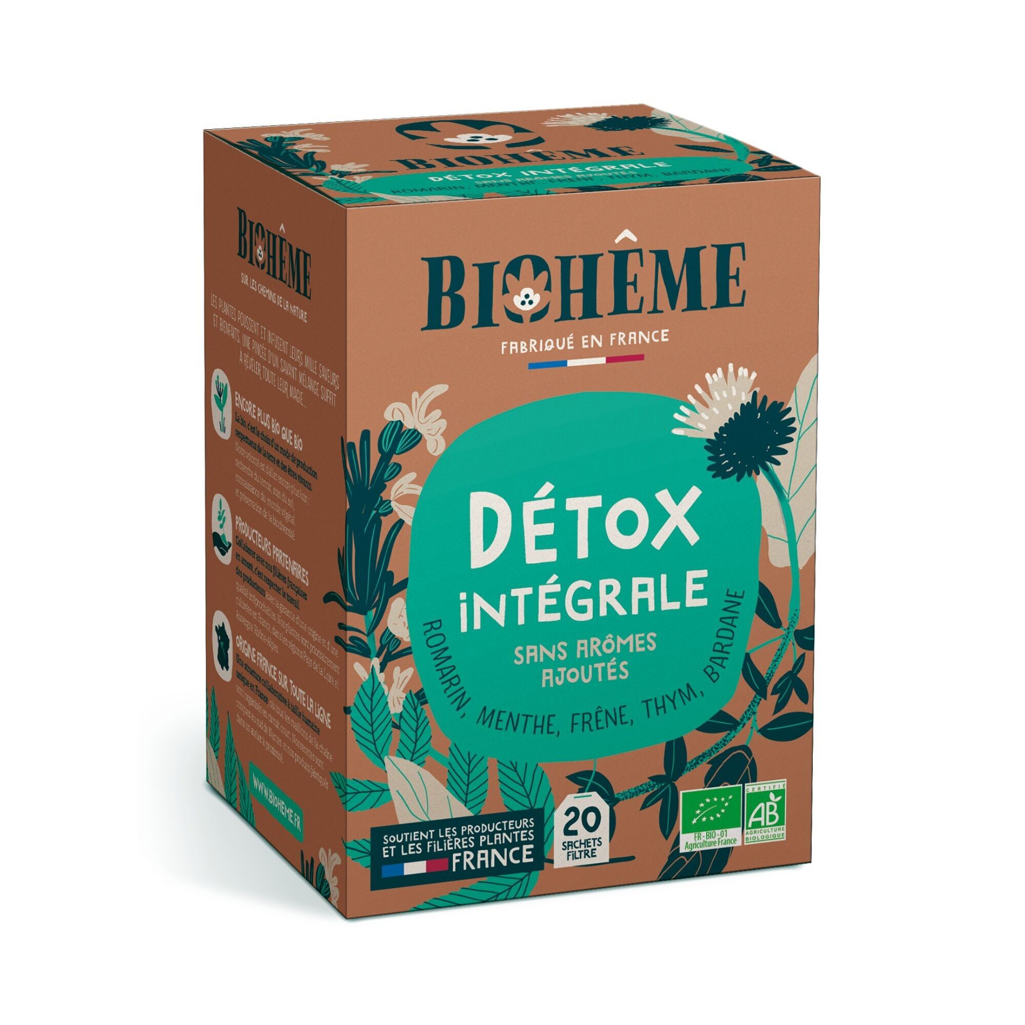 Infusion Détox intégrale  - 20 infusettes 
