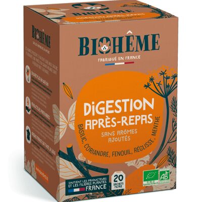 Infusion Digestion après-repas - 20 infusettes X6 Boîtes
