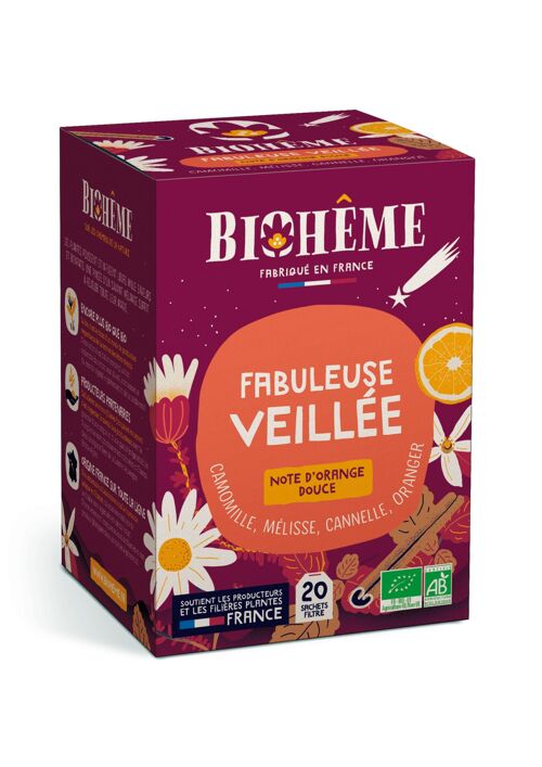 Infusion Fabuleuse Veillée - 20 infusettes