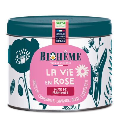 Infusion La Vie en Rose - Vrac boîte