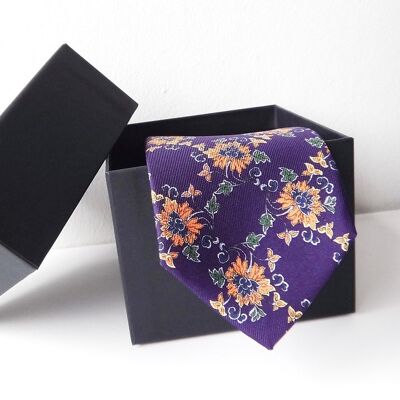 Luxury Handmade Motif Silk Tie