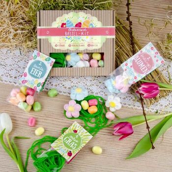 Kit d'artisanat de nid de Pâques Coffret cadeau Fleurs de printemps de Pâques 2