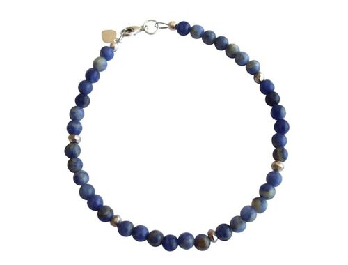 Gemshine - Damen - Armband - Lapis Lazuli - Blau - 925