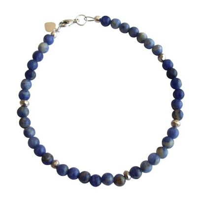 Gemshine - Ladies - Bracelet - Lapis Lazuli - Blue - 925