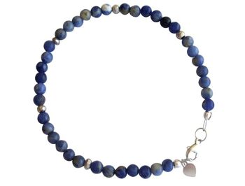 Gemshine - Femme - Bracelet - Lapis Lazuli - Bleu - 925 4