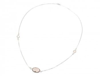 Gemshine - Femme - Collier - Argent 925 - Quartz fumé 1